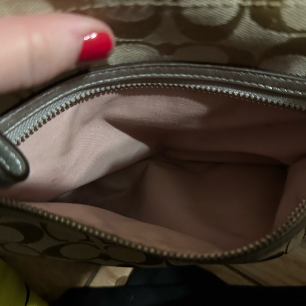 Crossbody colorful coach purse